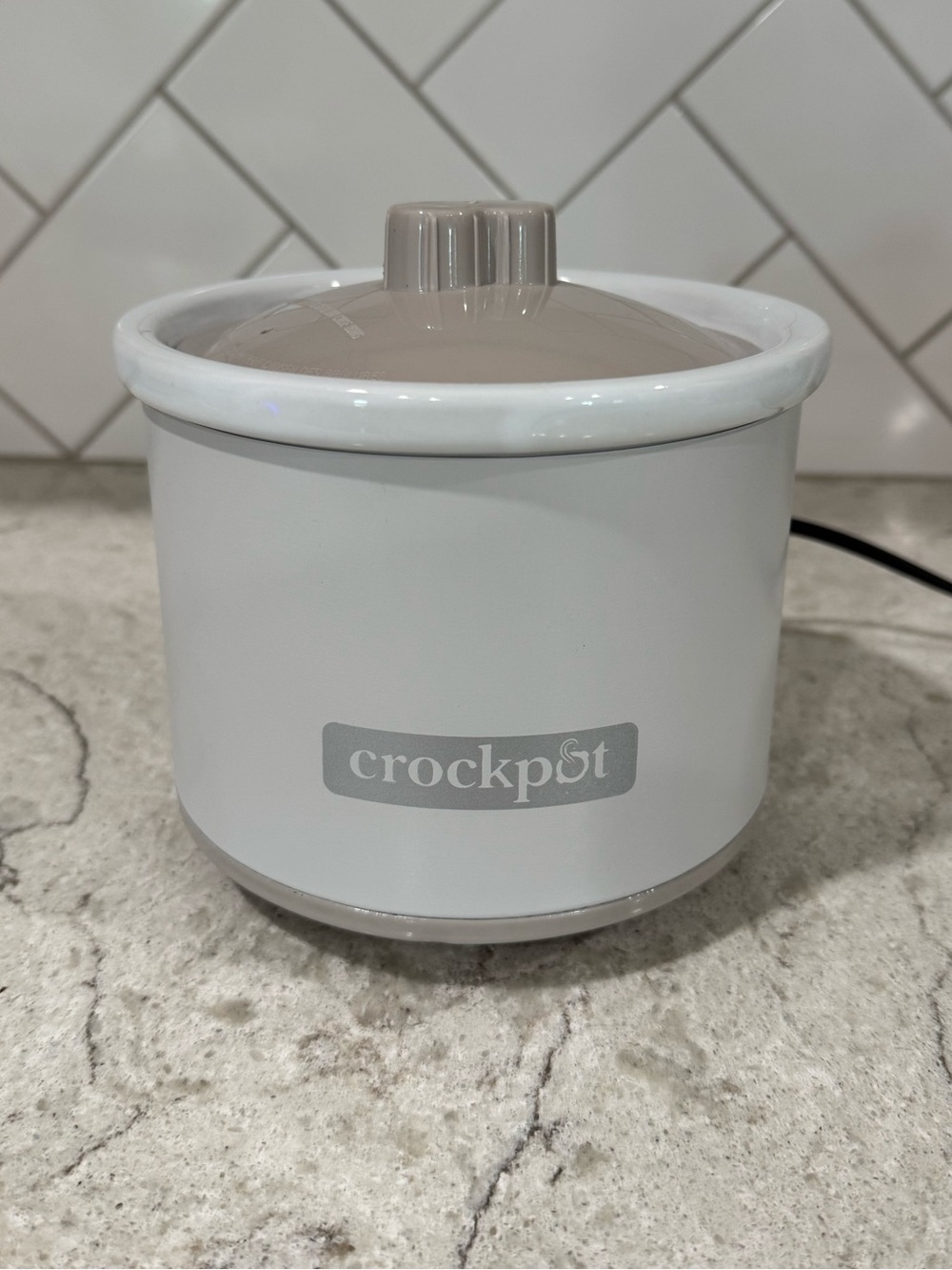 Mini Crockpot Neutral Beige